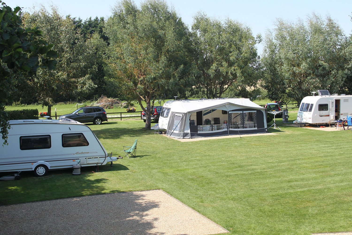 store and stay caravan sites