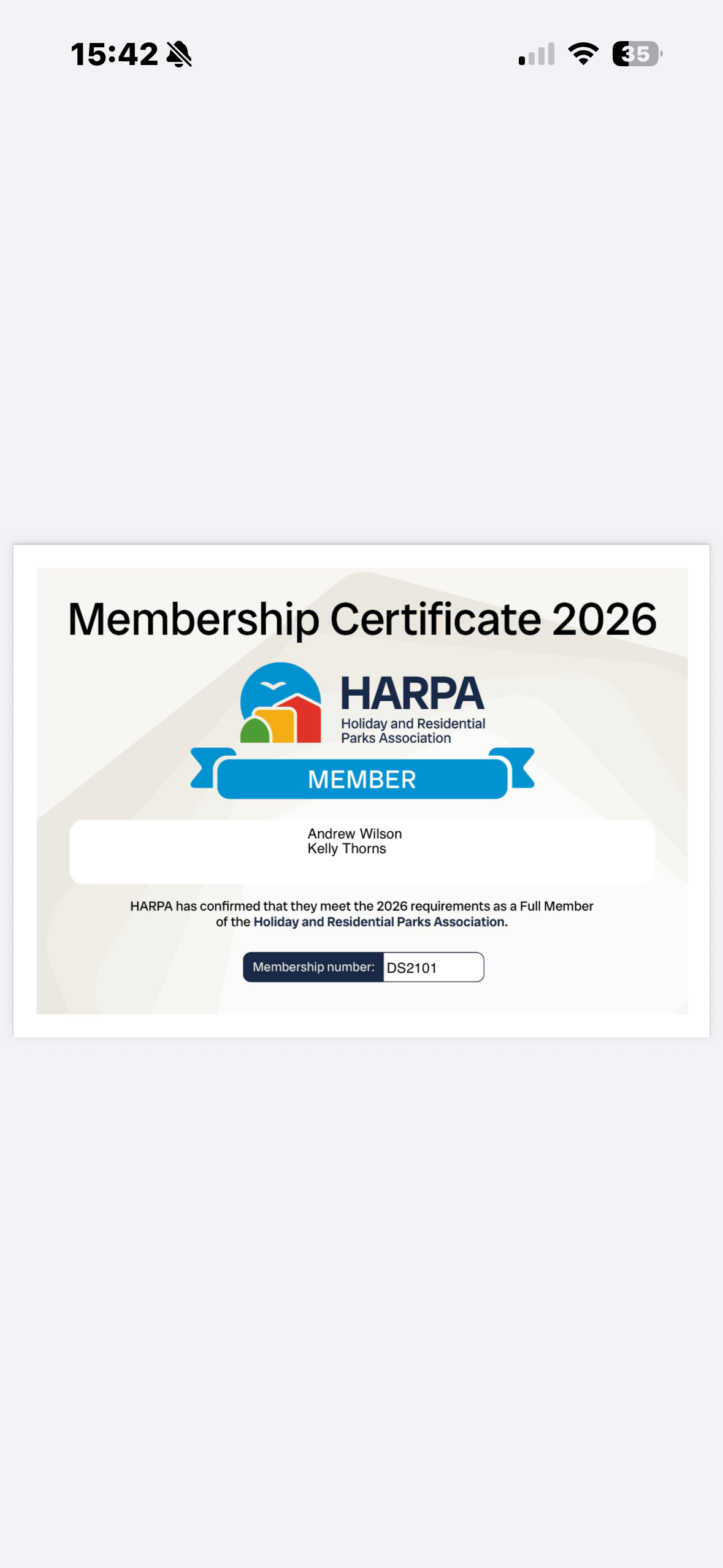 HARPA Certified 